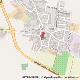 Mappa Via Giuseppe Garibaldi, 9, 26020 Casalmorano CR, Italia, 26020 Casalmorano, Cremona (Lombardia)