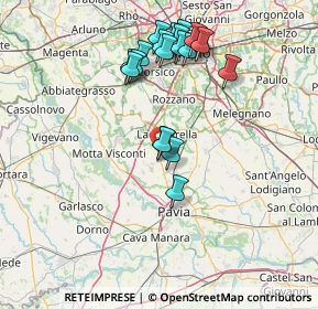 Mappa Via Binasco, 27010 Giussago PV, Italia (15.015)