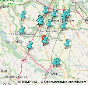 Mappa Via Binasco, 27010 Giussago PV, Italia (7.51737)