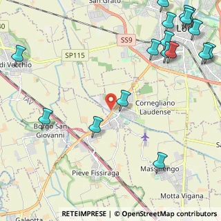 Mappa Cascina Sesmones, 26854 Cornegliano Laudense LO, Italia (3.27706)