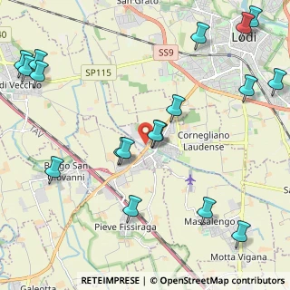 Mappa Cascina Sesmones, 26854 Cornegliano Laudense LO, Italia (2.82333)