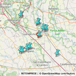Mappa Cascina Sesmones, 26854 Cornegliano Laudense LO, Italia (7.24364)