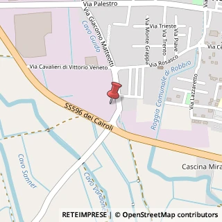 Mappa Via Giacomo Matteotti, 18, 27038 Robbio, Pavia (Lombardia)