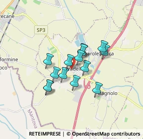 Mappa Via Guglielmo Marconi, 37060 Pradelle VR, Italia (1.20929)