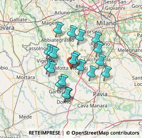 Mappa Via C. Monguzzi, 20086 Motta Visconti MI, Italia (10.5325)