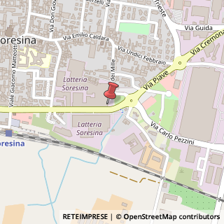 Mappa Via dei Mille, 13/17, 26015 Soresina, Cremona (Lombardia)