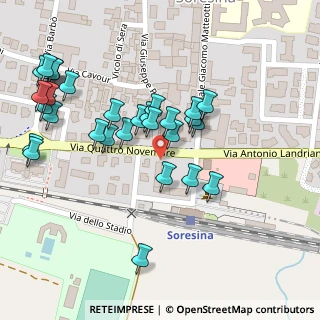 Mappa Piazza IV Novembre, 26015 Soresina CR, Italia (0.13333)