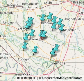 Mappa Via Inzani, 26015 Soresina CR, Italia (11.651)