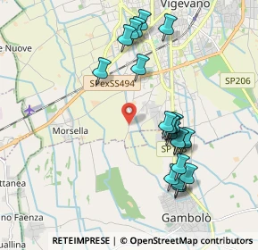 Mappa VIA FOGLIANO INF., 27029 Vigevano PV, Italia (1.934)