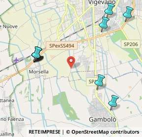 Mappa VIA FOGLIANO INF., 27029 Vigevano PV, Italia (2.46909)