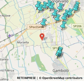 Mappa VIA FOGLIANO INF., 27029 Vigevano PV, Italia (2.64778)