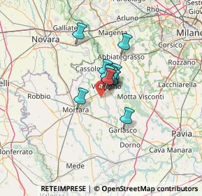 Mappa VIA FOGLIANO INF., 27029 Vigevano PV, Italia (6.87667)