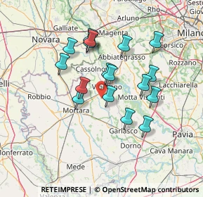 Mappa VIA FOGLIANO INF., 27029 Vigevano PV, Italia (12.19471)