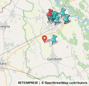 Mappa VIA FOGLIANO INF., 27029 Vigevano PV, Italia (4.01364)