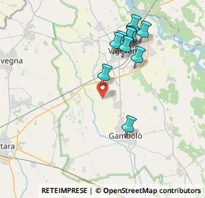 Mappa VIA FOGLIANO INF., 27029 Vigevano PV, Italia (3.74091)