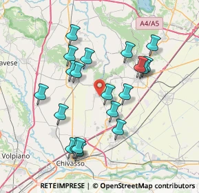 Mappa Via I° Maggio, 10035 Mazzè TO, Italia (7.29)