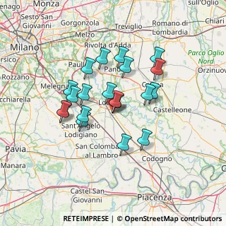 Mappa Via Gandhi, 26817 San Martino in Strada LO, Italia (11.5505)