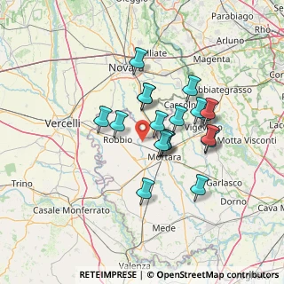 Mappa Vicolo Silvio Pellico, 27020 Nicorvo PV, Italia (11.18)