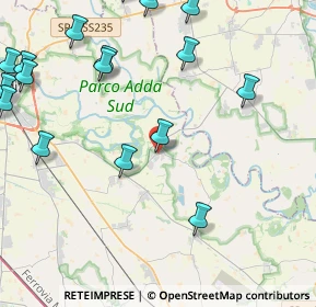 Mappa Via Madre Cabrini, 26824 Cavenago d'Adda LO, Italia (6.1015)