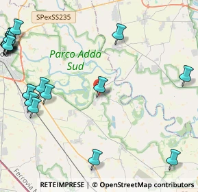 Mappa Via Madre Cabrini, 26824 Cavenago d'Adda LO, Italia (6.4825)