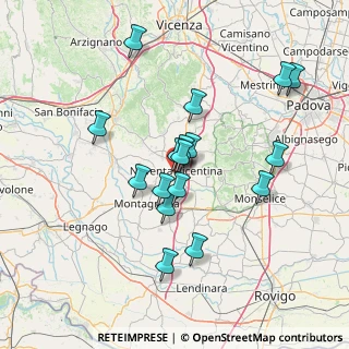 Mappa Via Bersaglieri, 36025 Noventa Vicentina VI, Italia (12.85176)