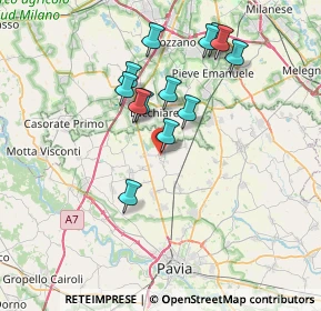 Mappa Via Benedetto Croce, 27010 Giussago PV, Italia (6.63231)