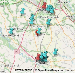 Mappa Via Benedetto Croce, 27010 Giussago PV, Italia (9.39)