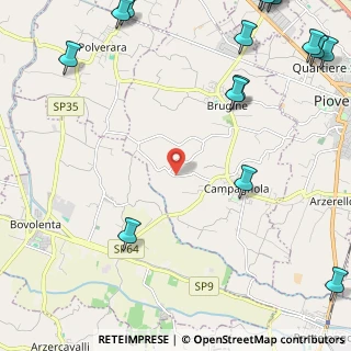 Mappa Via Buzzaccarina, 35020 Brugine PD, Italia (3.69438)