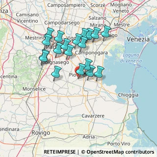 Mappa Via Don Bosco, 35020 Brugine PD, Italia (12.93474)