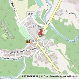 Mappa Via Luigi Borello, 16, 10070 Front, Torino (Piemonte)