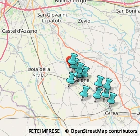 Mappa Via del Commercio, 37051 Bovolone VR, Italia (5.89154)