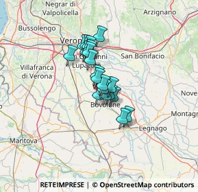 Mappa Via del Commercio, 37051 Bovolone VR, Italia (8.1115)