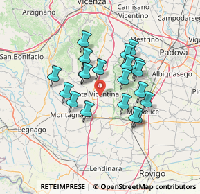 Mappa Via Padovana, 36025 Noventa Vicentina VI, Italia (11.057)