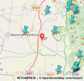 Mappa Via Padovana, 36025 Noventa Vicentina VI, Italia (7.4325)