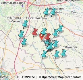 Mappa Via Palazzina, 37060 Isola della Scala VR, Italia (6.135)