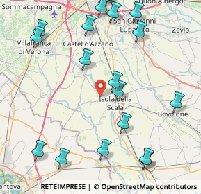 Mappa Via Palazzina, 37060 Isola della Scala VR, Italia (10.7455)