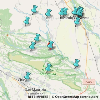 Mappa Via Castagneri, 10070 Front TO, Italia (5.67167)