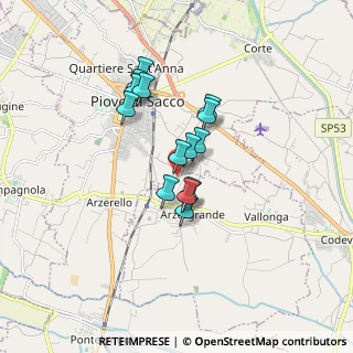 Mappa Via Martiri della Mafia, 35028 Piove di Sacco PD, Italia (1.24714)