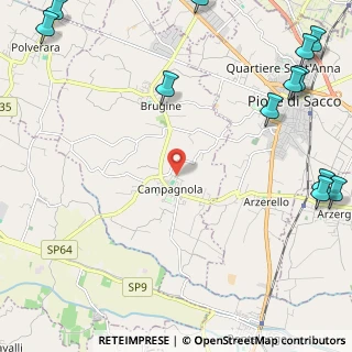 Mappa Via Don Bosco, 35020 Brugine PD, Italia (3.61)