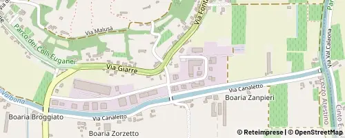 Mappa Lozzo Atestino