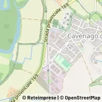Karte Cavenago d'Adda
