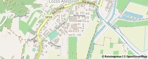 Mappa Lozzo Atestino