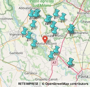 Mappa Via S. Cassiano, 20086 Motta Visconti MI, Italia (7.70053)