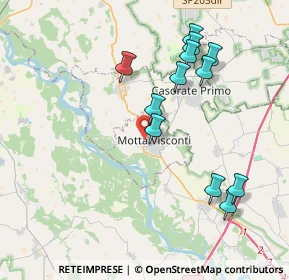 Mappa Via S. Cassiano, 20086 Motta Visconti MI, Italia (3.95917)