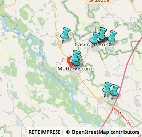 Mappa Via S. Cassiano, 20086 Motta Visconti MI, Italia (3.52364)