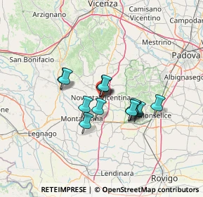 Mappa Via C. Battisti, 36025 Noventa Vicentina VI, Italia (9.17071)