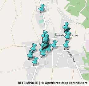 Mappa Vicolo A. Boero, 10035 Mazzè TO, Italia (0.29643)
