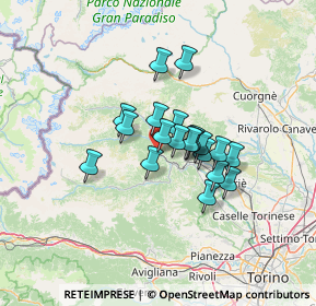 Mappa SP 1 delle Valli di Lanzo, 10070 Pessinetto TO, Italia (8.952)