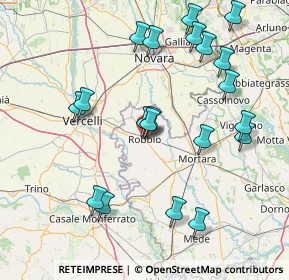 Mappa Via Cernaia, 27038 Robbio PV, Italia (16.9875)