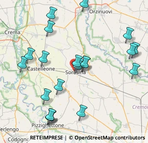 Mappa Via Bertesi, 26015 Soresina CR, Italia (8.929)